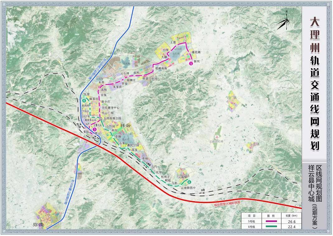 總規模495.3km！大(big)理州軌道交通線網規劃出(out)爐(圖11)