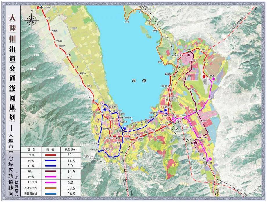 總規模495.3km！大(big)理州軌道交通線網規劃出(out)爐(圖7)